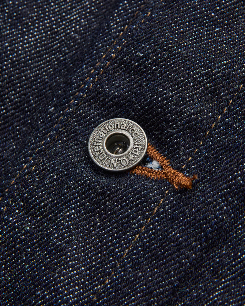 12oz "Loose Weave" Denim Coverall Jacket in Indigo