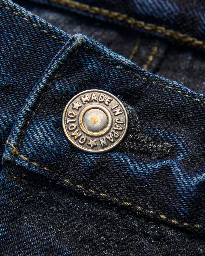 0415-BCH "Charcoal Overdye" 13.5oz Selvedge Denim - Straight Fit