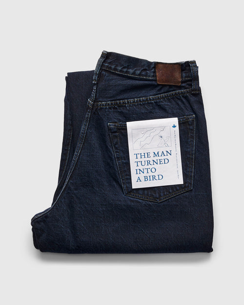 0815-BCH "Charcoal Overdye" 13.5oz Selvedge Denim - Loose Fit