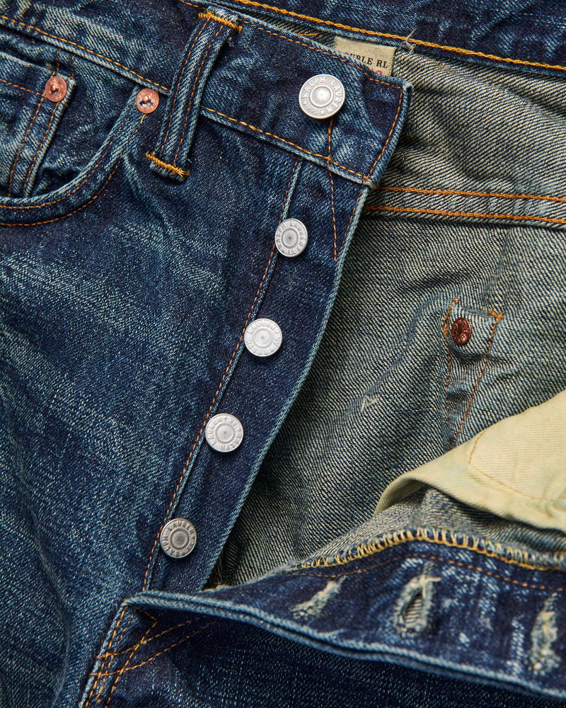 "Givins Wash"  16oz Selvedge Denim - Vintage 5-Pocket Full Straight Fit