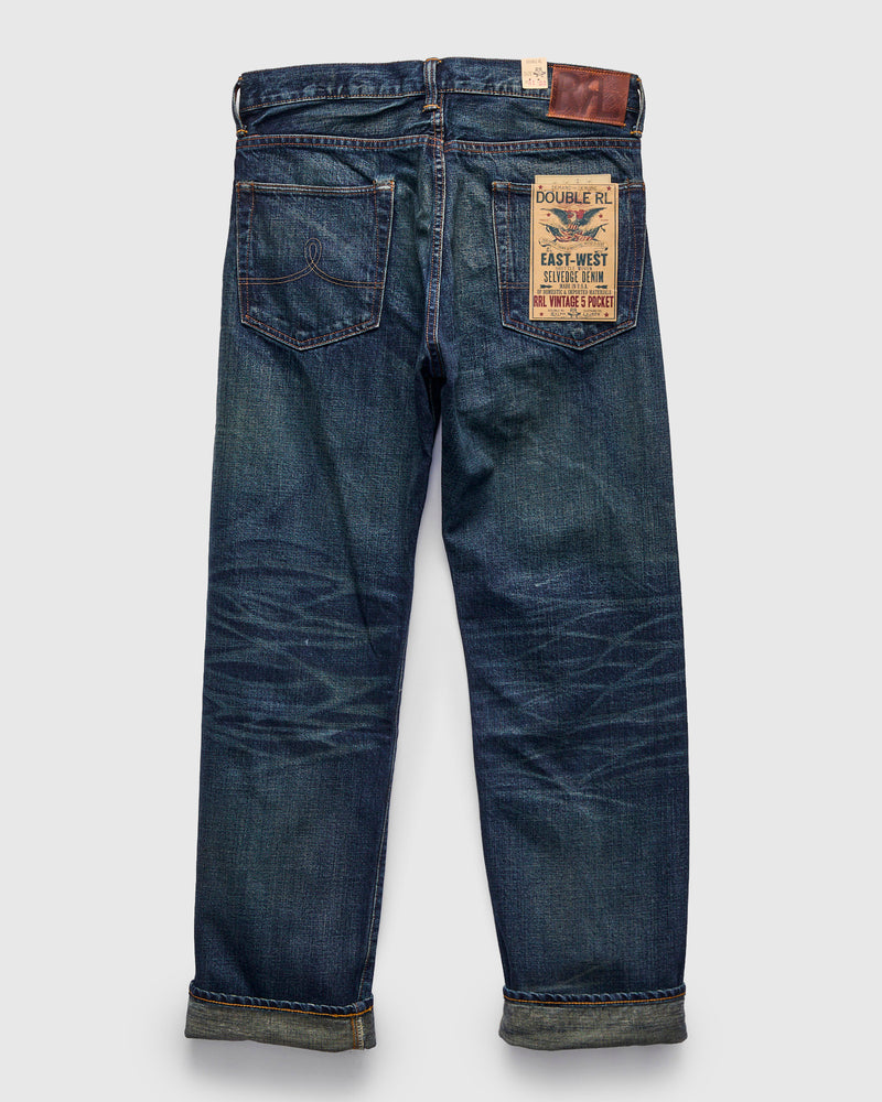 "Givins Wash"  16oz Selvedge Denim - Vintage 5-Pocket Full Straight Fit