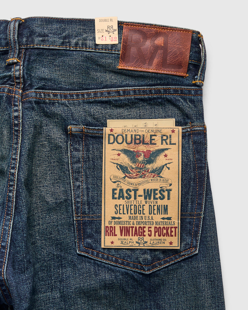 "Givins Wash"  16oz Selvedge Denim - Vintage 5-Pocket Full Straight Fit