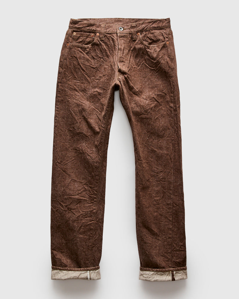 S0150BRX "Kanonko" 15oz Brown Selvedge Denim - Regular Straight Fit