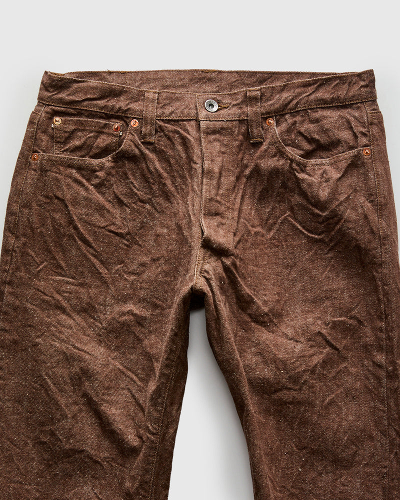 S0150BRX "Kanonko" 15oz Brown Selvedge Denim - Regular Straight Fit