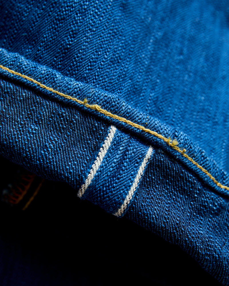 S3000XX15oz-SH "Seigaiha" 15oz Blue Slub Selvedge Denim - Relaxed Straight Fit