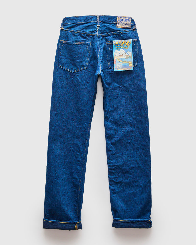 S3000XX15oz-SH "Seigaiha" 15oz Blue Slub Selvedge Denim - Relaxed Straight Fit