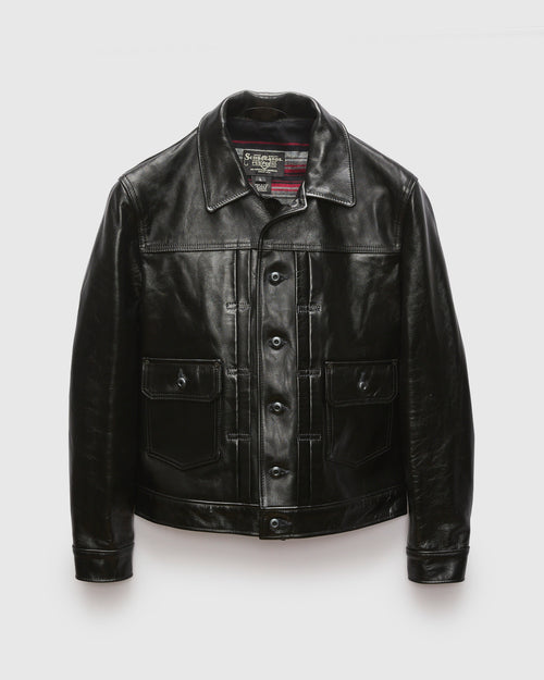 P620H Horsehide Mechanics Jacket in Black