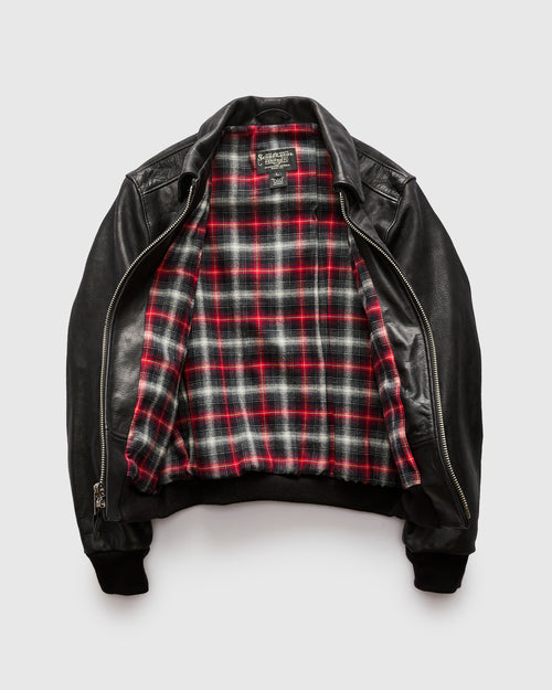 SP674H "Asbury Park" Bomber Jacket in Black