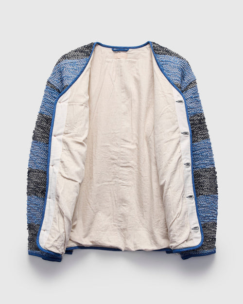 MSP-4048 Sakiori Sashiko Jacket in Indigo