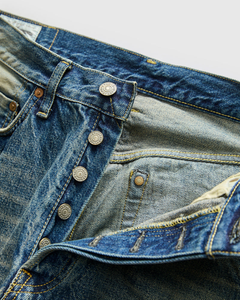 D1844UW "1950s Wash" 12.5oz Selvedge Denim - Regular Straight Fit