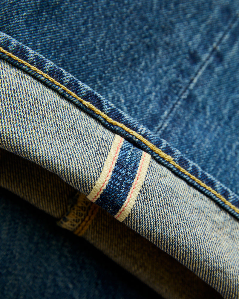 D1844UW "1950s Wash" 12.5oz Selvedge Denim - Regular Straight Fit