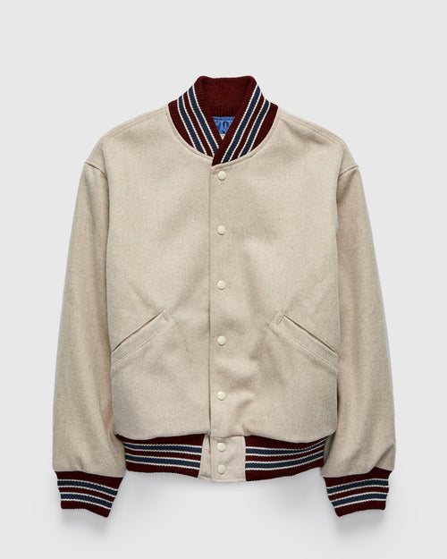 60's Club Jacket in Vanilla Bean Melton Wool