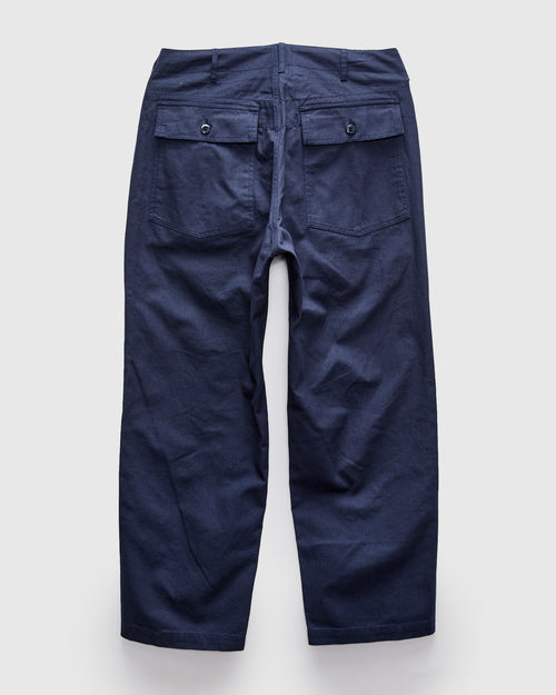 Fatigue Pants in Navy 10oz Duck Canvas