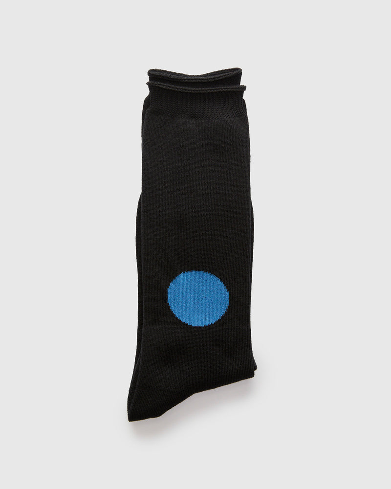 Blue Maru Socks in Black