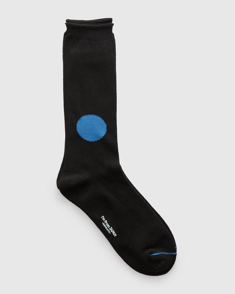 Blue Maru Socks in Black