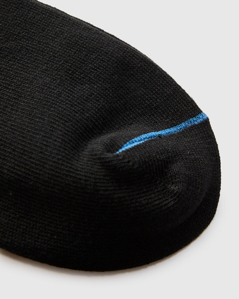 Blue Maru Socks in Black