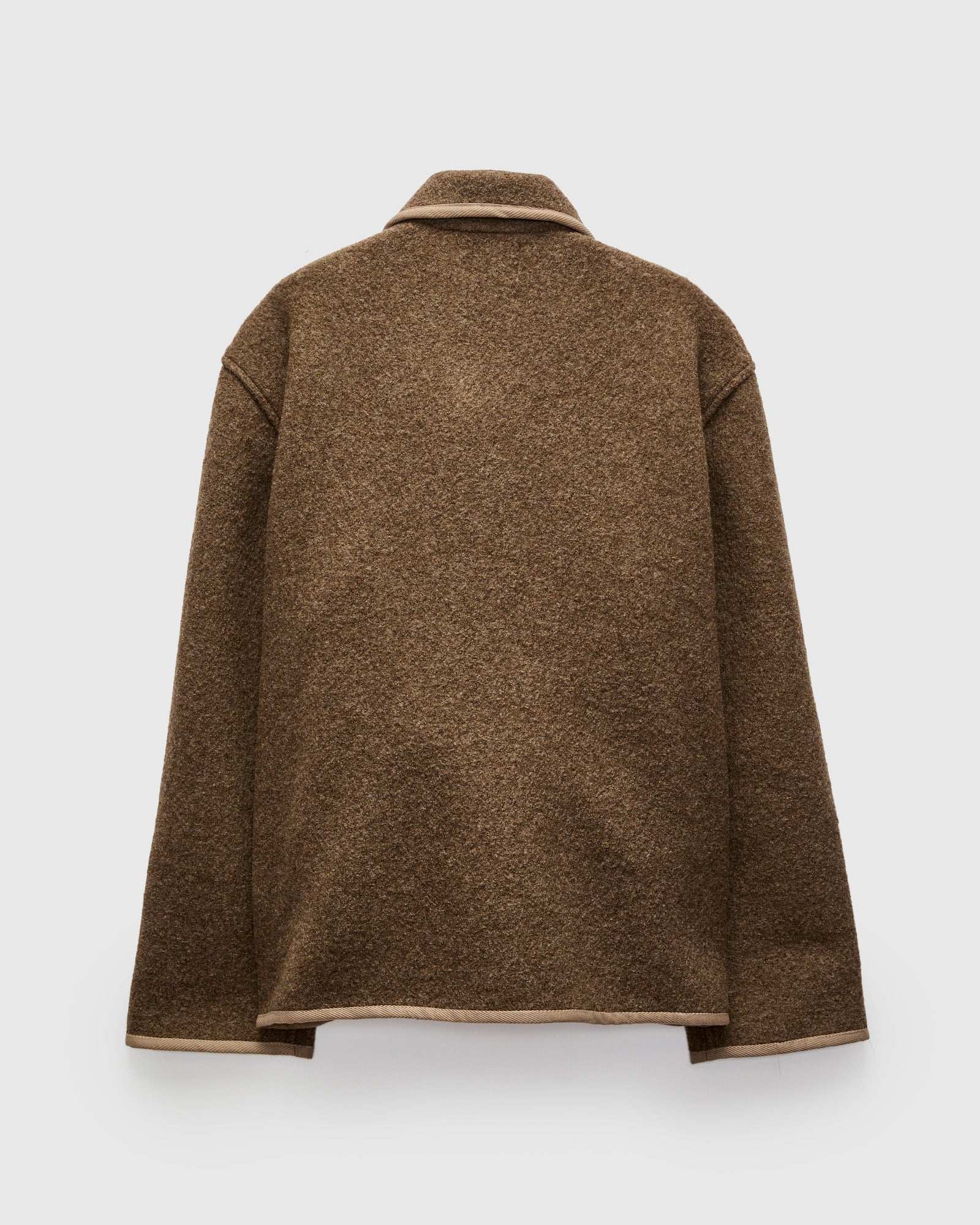 Alpine Jacket in Ash Brown Wool – Blue Owl Workshop