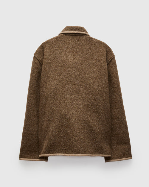 Alpine Jacket in Ash Brown Wool