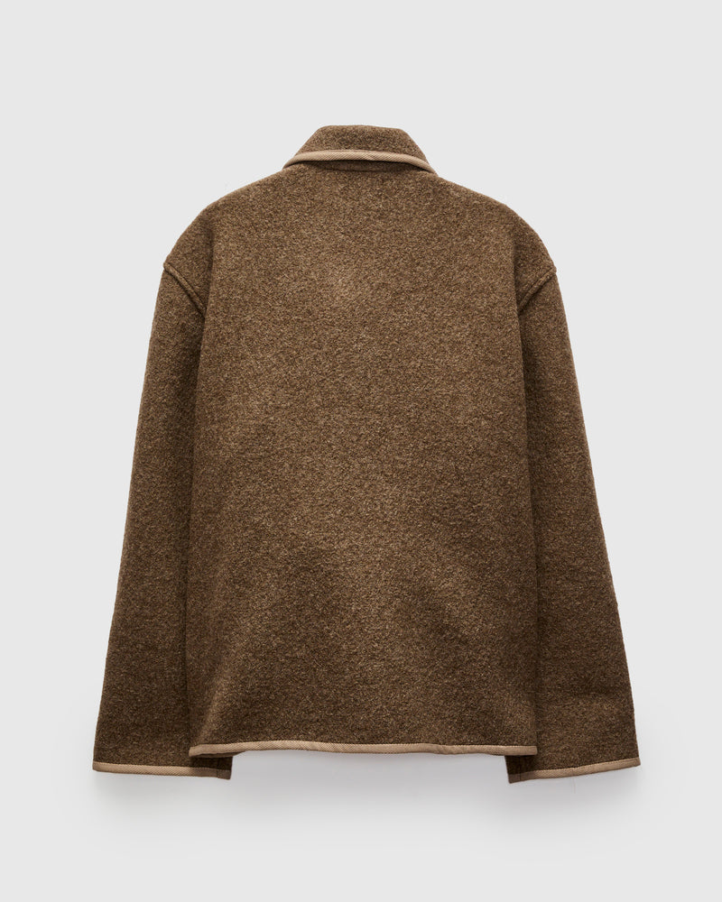 Alpine Jacket in Ash Brown Wool
