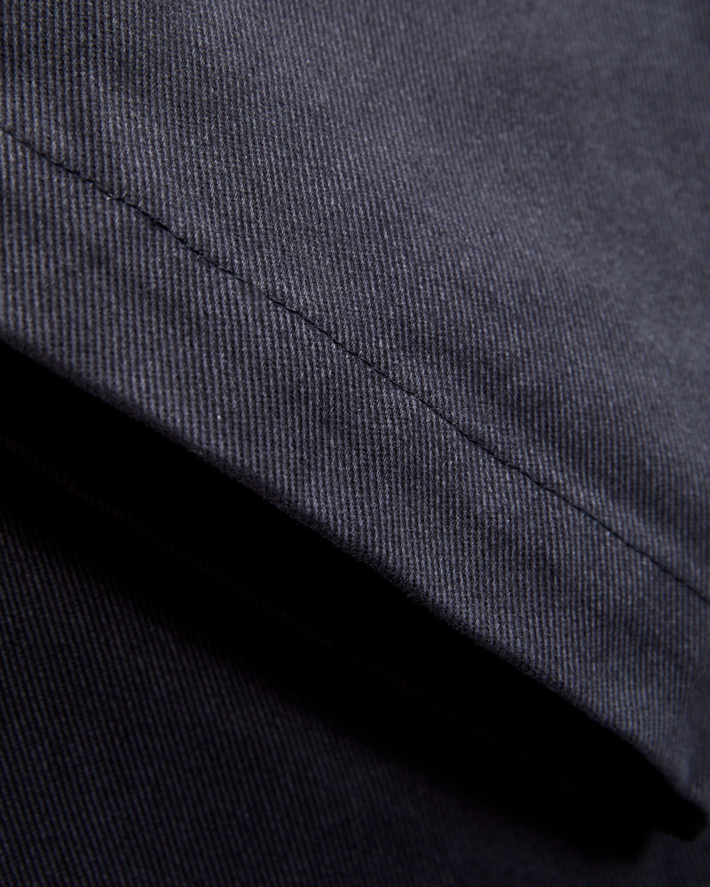 Balloon Trousers in Dark Navy Cotton Drill