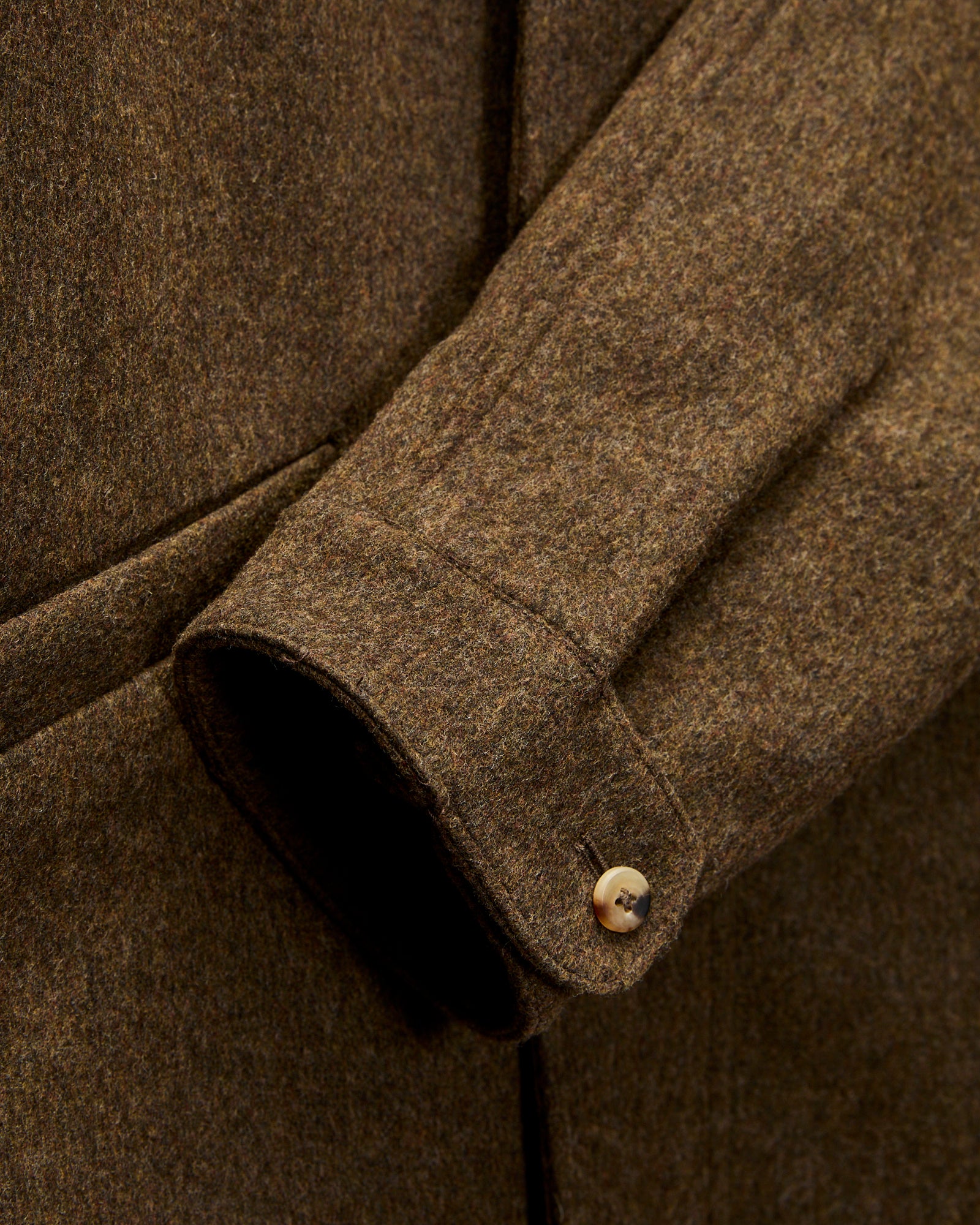Driver's Jacket in Chocolate Brown Wool – Blue Owl Workshop