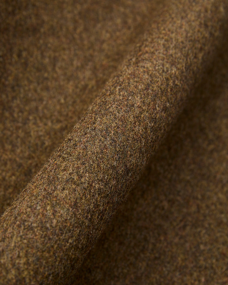 Driver's Jacket in Chocolate Brown Wool