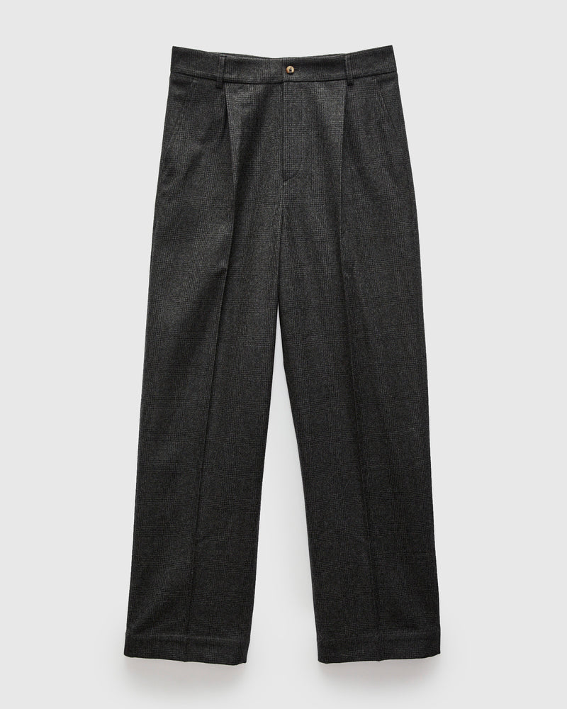 Grandad Trousers in Anthracite Prince of Wales