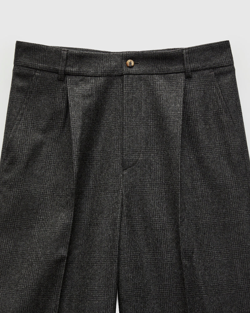 Grandad Trousers in Anthracite Prince of Wales