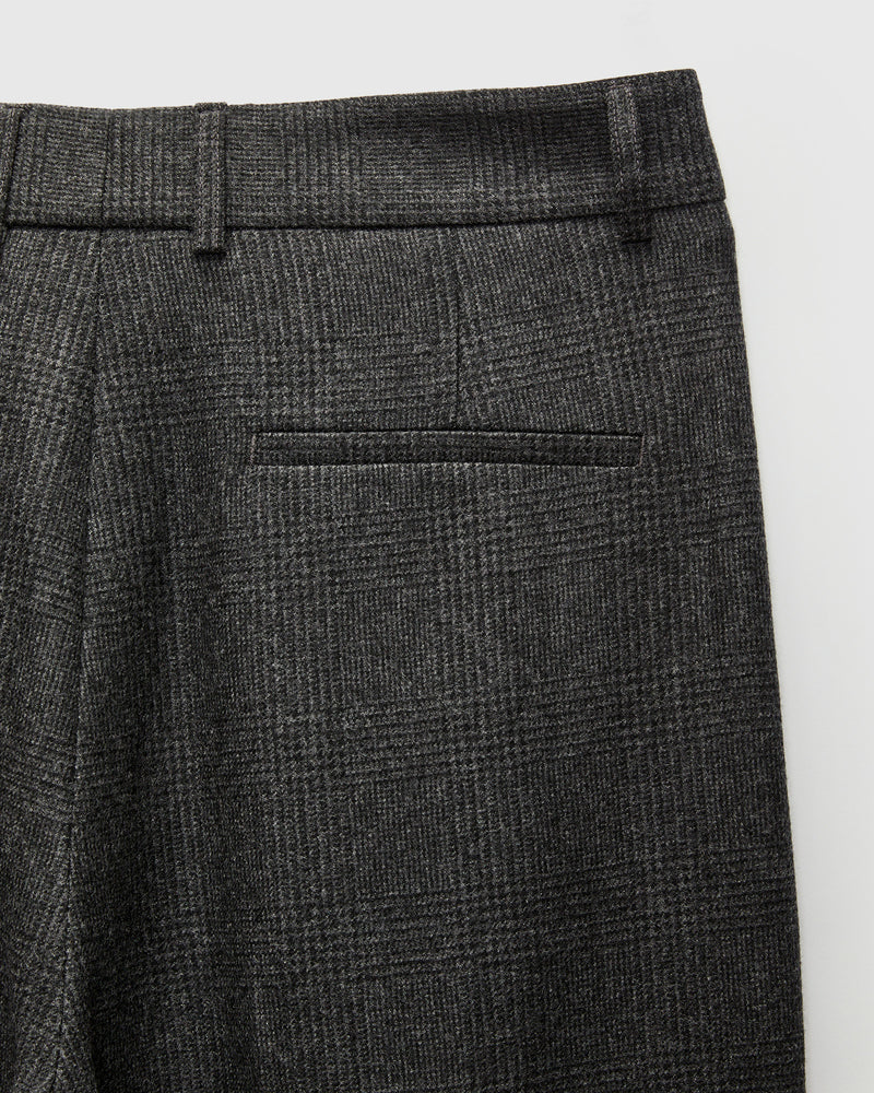Grandad Trousers in Anthracite Prince of Wales