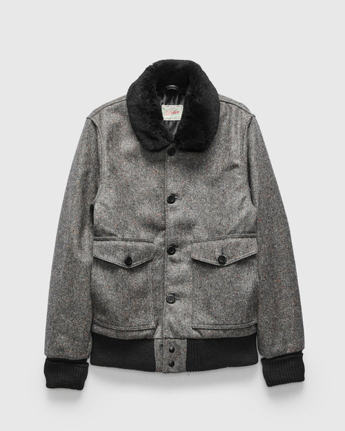 Winston Jacket in Donegal Silt/Black