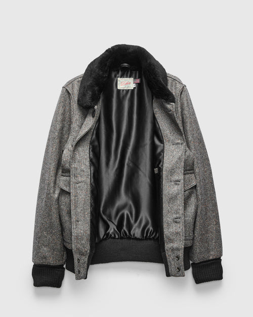 Winston Jacket in Donegal Silt/Black