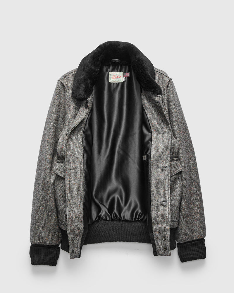 Winston Jacket in Donegal Silt/Black