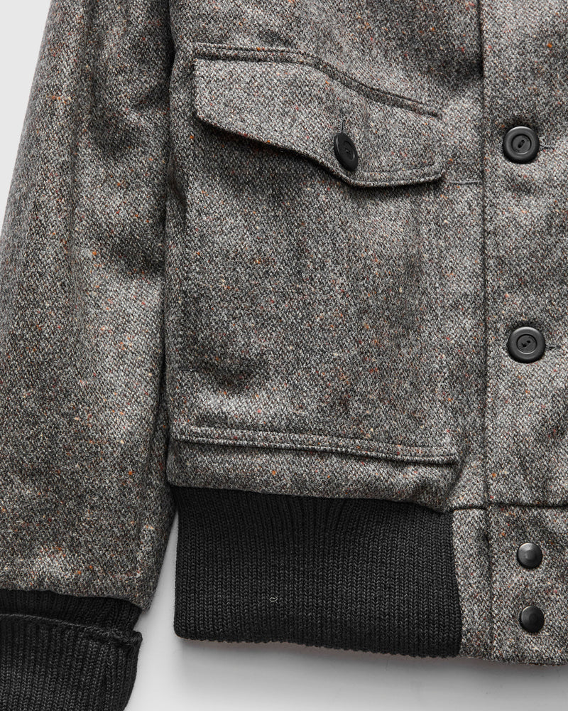 Winston Jacket in Donegal Silt/Black