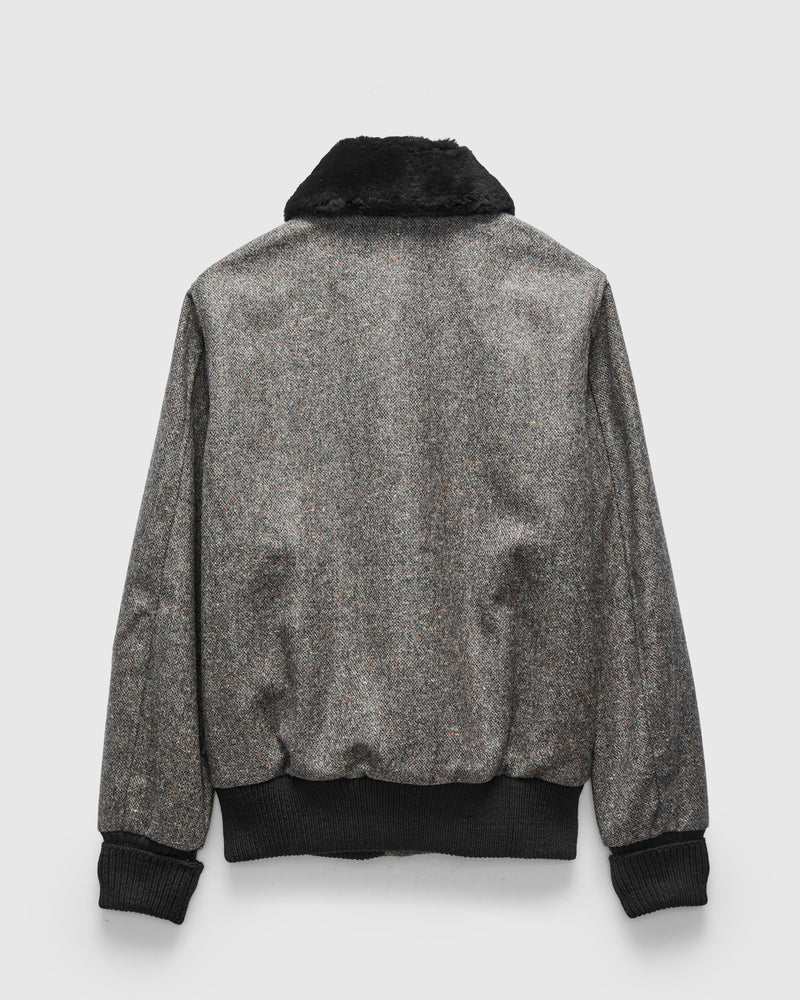 Winston Jacket in Donegal Silt/Black