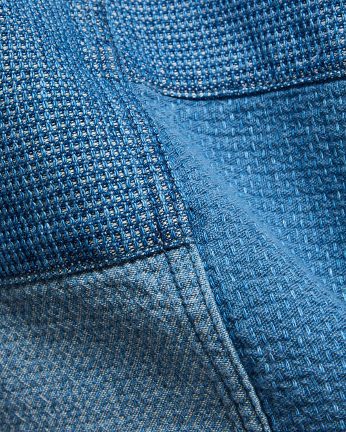 Patchwork Haori Jacket in Indigo 3-Year Wash