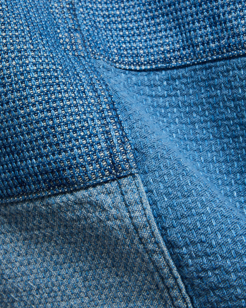 Patchwork Haori Jacket in Indigo 3-Year Wash
