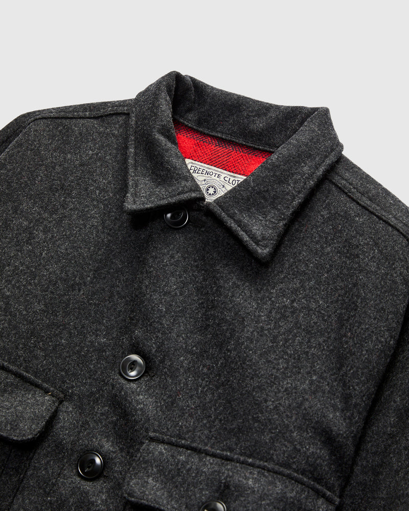 Grafton Jacket in Black Wool
