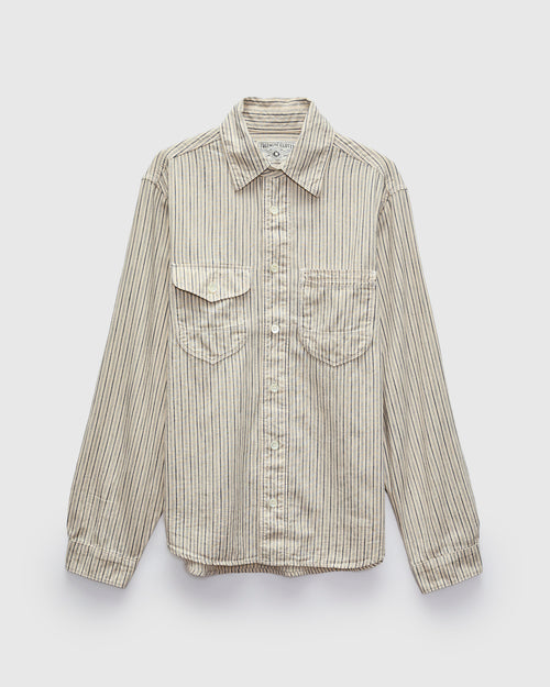 Modesto Shirt in Natural Stripe