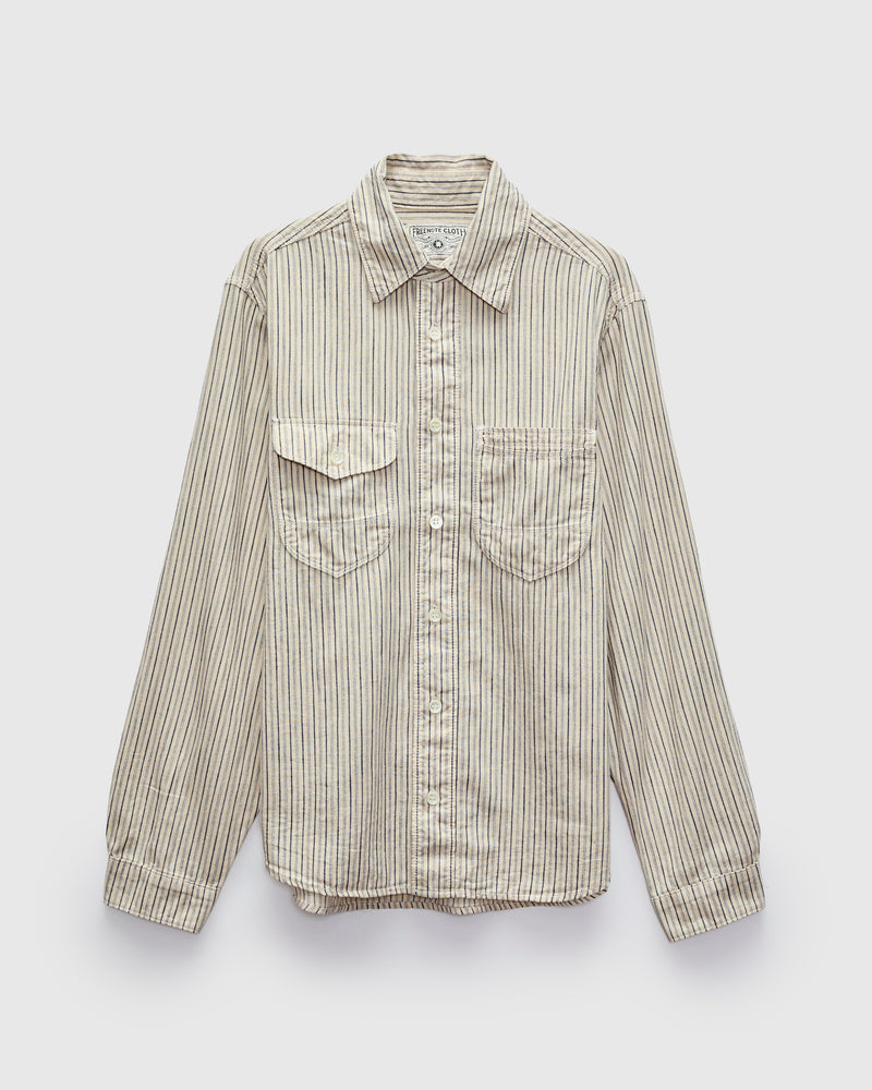 Modesto Shirt in Natural Stripe