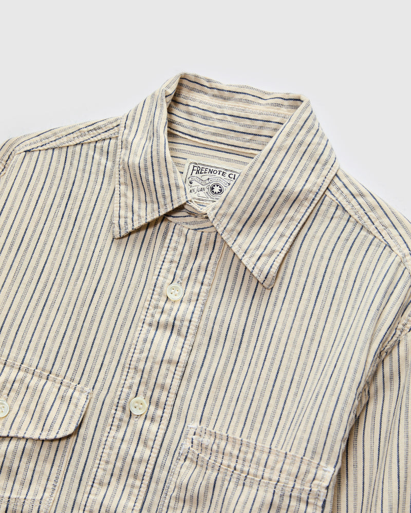 Modesto Shirt in Natural Stripe
