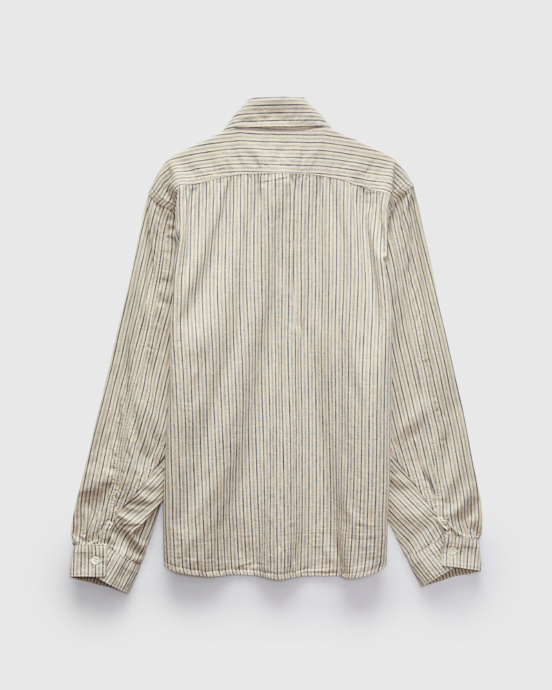 Modesto Shirt in Natural Stripe