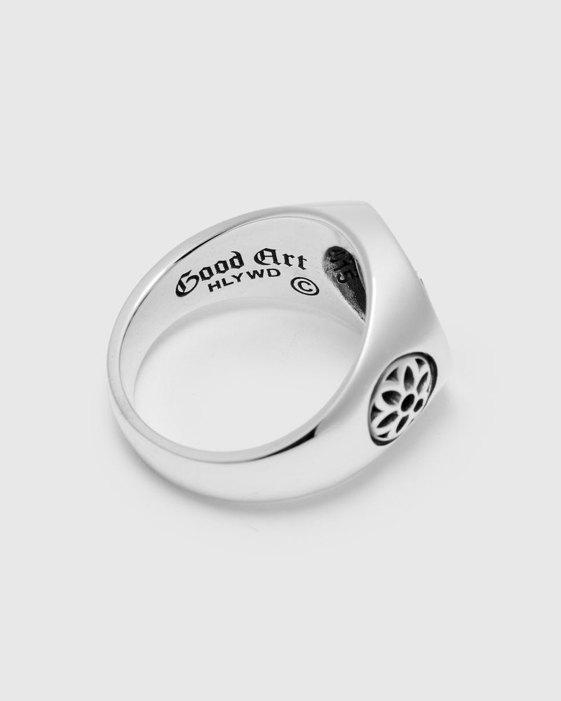 Small Club Ring in Sterling Sliver