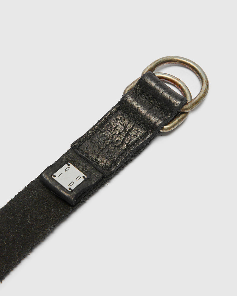 BLT17 Universal Belt in Black Full Grain Bison Leather