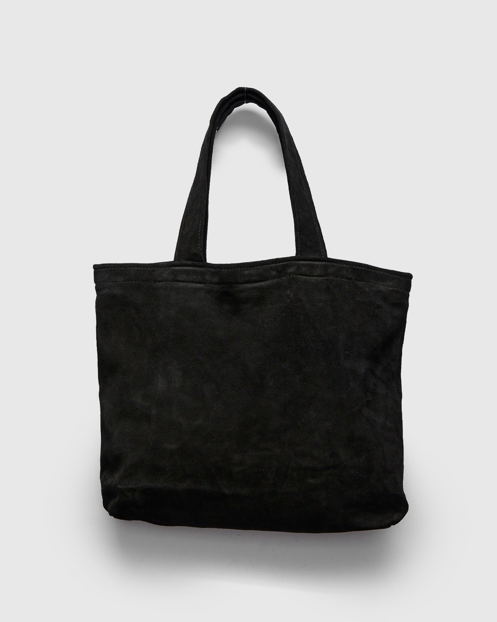SH2 Shopper Tote Bag in Black Reverse Horse Leather – Blue Owl