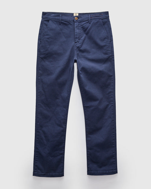 Pipe Straight Oxford Chino in Navy