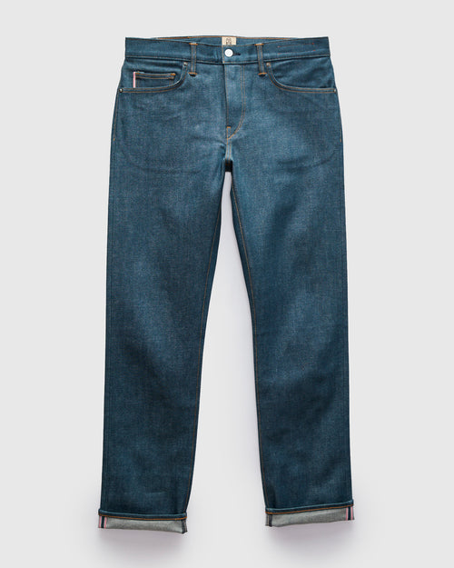 "Blue Raw" 14oz Indigo Stretch Selvedge Denim - Hammer Straight