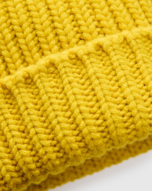 "Brain Freezer" Wool Beanie in Solaris