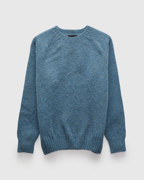 "Birth of the Cool" Wool Sweater in Blue Monday