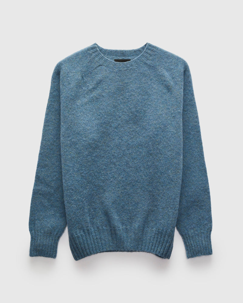 "Birth of the Cool" Wool Sweater in Blue Monday