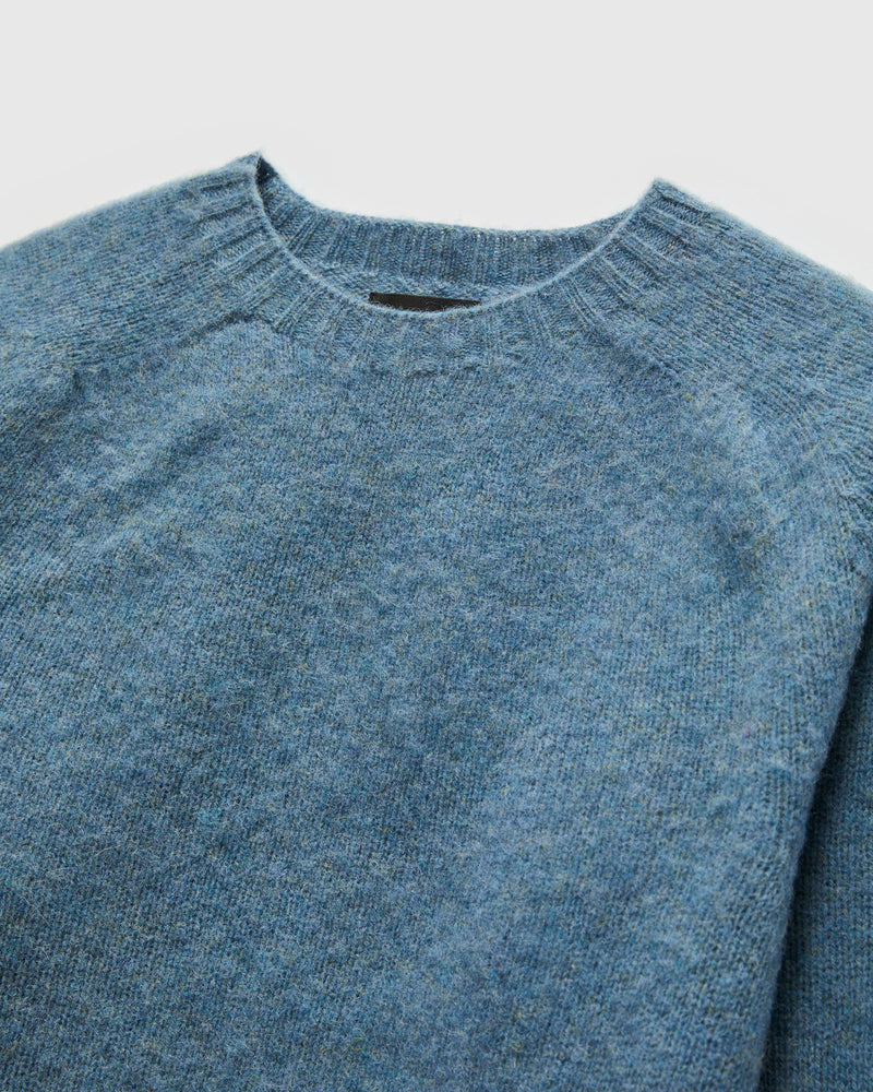 "Birth of the Cool" Wool Sweater in Blue Monday